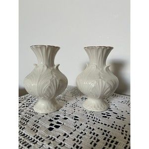 2 Vintage Lenox Elfin Bud Vases